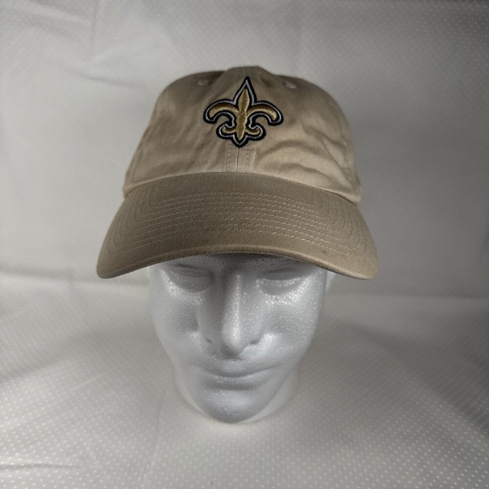 New Orleans Saints NFL Hat Unisex Beige One-Size Adjustable '47 Clean Up